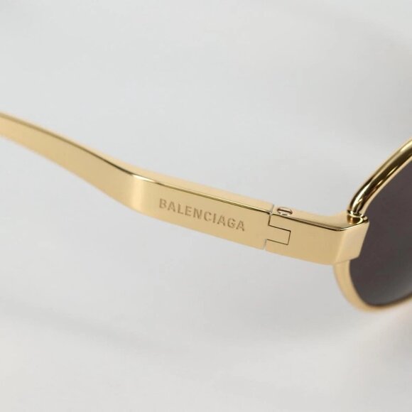 BALENCIAGA Sunglasses plastic Gold Auth am9066M main image 13